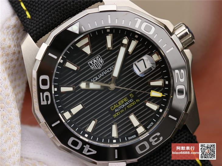 아쿠아레이서 세라믹 베젤 다이빙 워치 43mm/ V6 WAY201A.FT6142/ cal.2824-2 자동 무브먼트 /300m 아쿠아레이서