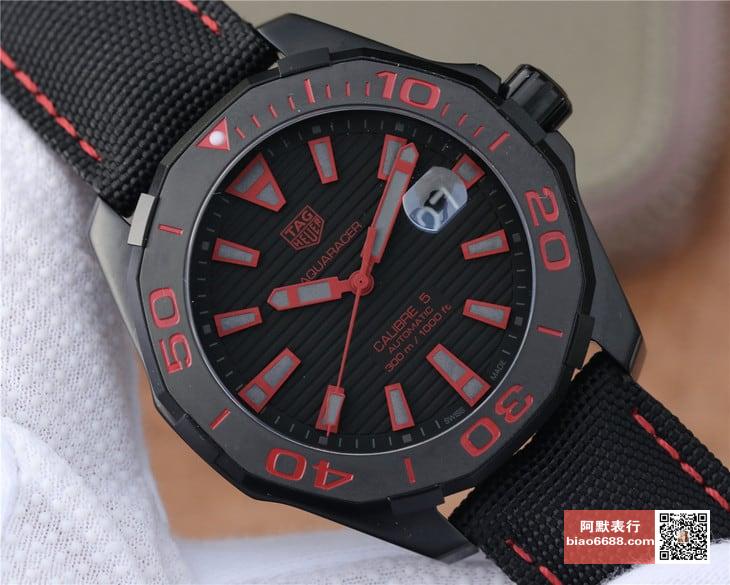 아쿠아레이서 맨체스터 유나이티드 리미티드 에디션 다이빙 워치 43mm/ V6 WAY208A.FC6381/ cal.2824-2 자동 무브먼트 /300m 아쿠아레이서