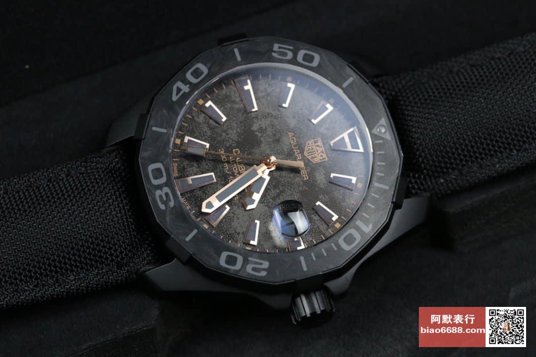 아쿠아레이서 칼리버5 카본 750개 한정판 블랙 나일론 스트랩 41mm/ TB WBD218A.FC6445/ cal.2824 오토매틱 무브먼트/ 28,800vph/ 테크놀로지 베이스 팩토리