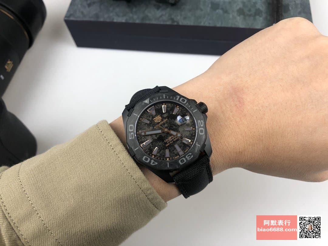아쿠아레이서 칼리버5 카본 750개 한정판 블랙 나일론 스트랩 41mm/ TB WBD218A.FC6445/ cal.2824 오토매틱 무브먼트/ 28,800vph/ 테크놀로지 베이스 팩토리