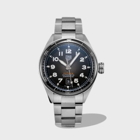 오타비아 시리즈 스틸 블랙 베젤 40mm/ KOR WBE5114.EB0173/ 단동 버전 맞춤형 CAL.1151 자동 기계식 무브먼트/ 40.3mm 두께: 13.23mm/ 사파이어 거울/ 316L 스테인리스 스틸