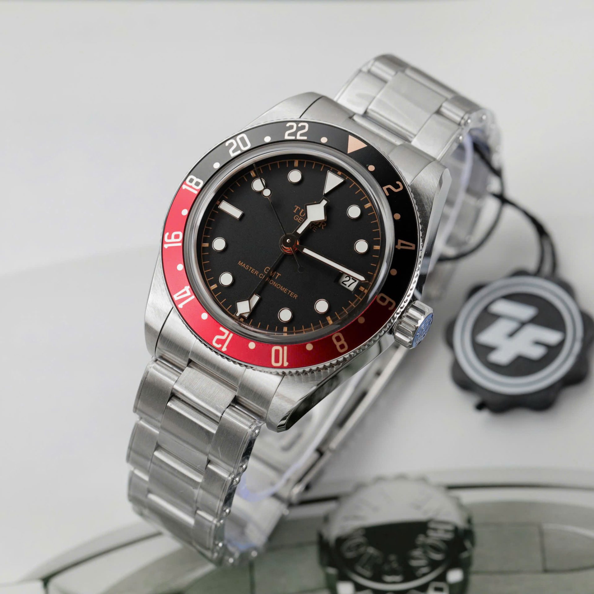 블랙 베이 58 GMT 스틸 블랙 버건디 / ZF M7939G1A0NRU-0001 / 39mm / 자동 - 슈퍼 클론(스위스 무브먼트)