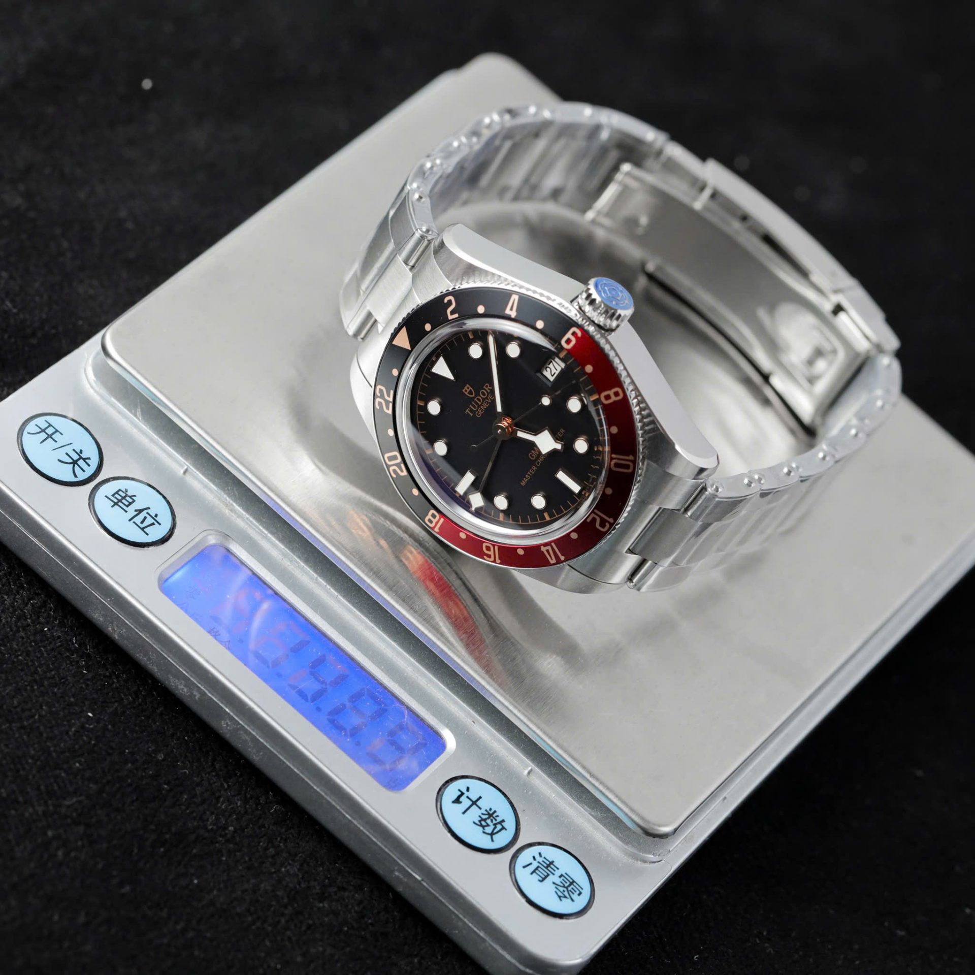 블랙 베이 58 GMT 스틸 블랙 버건디 / ZF M7939G1A0NRU-0001 / 39mm / 자동 - 슈퍼 클론(스위스 무브먼트)