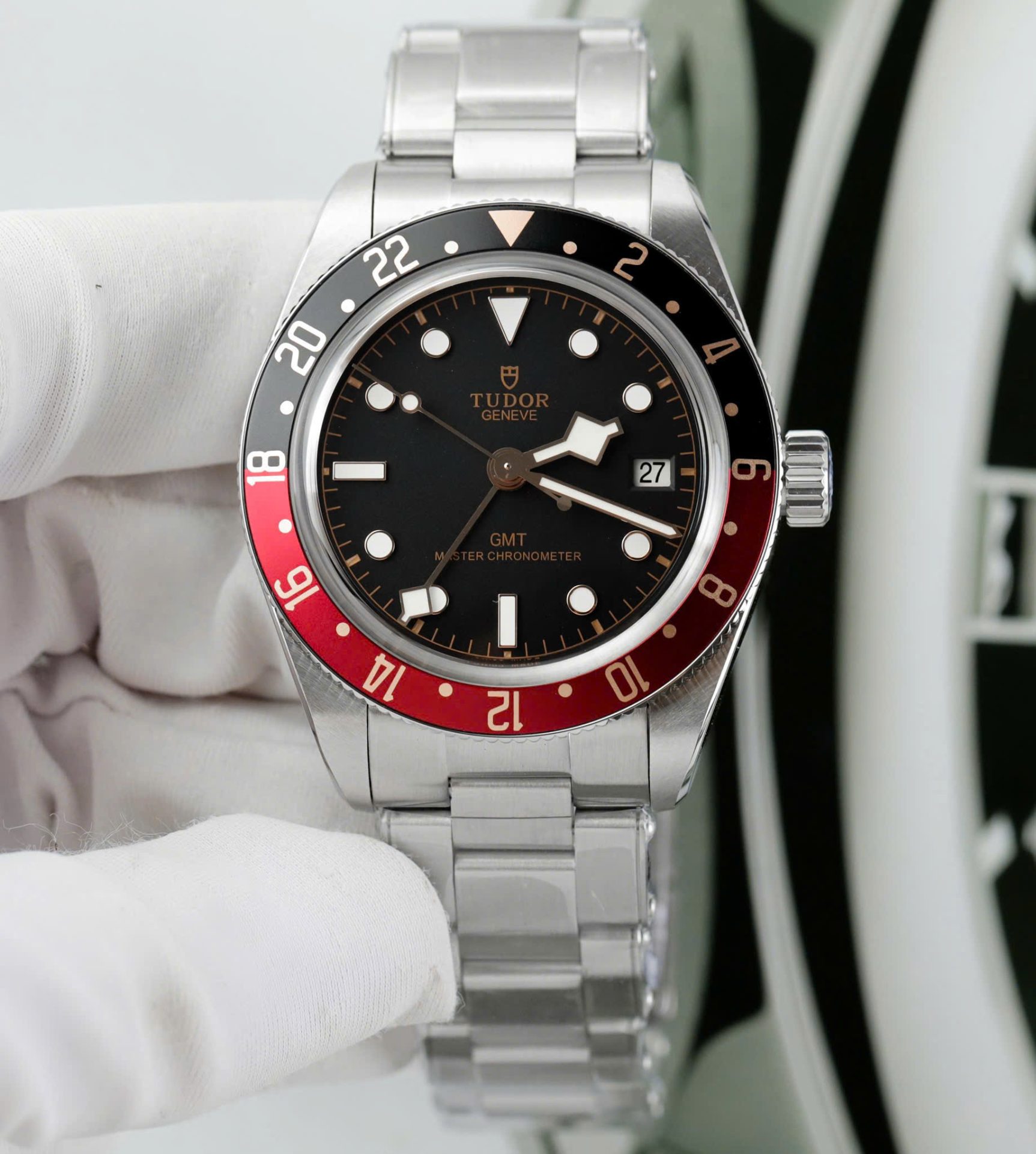 블랙 베이 58 GMT 스틸 블랙 버건디 / ZF M7939G1A0NRU-0001 / 39mm / 자동 - 슈퍼 클론(스위스 무브먼트)
