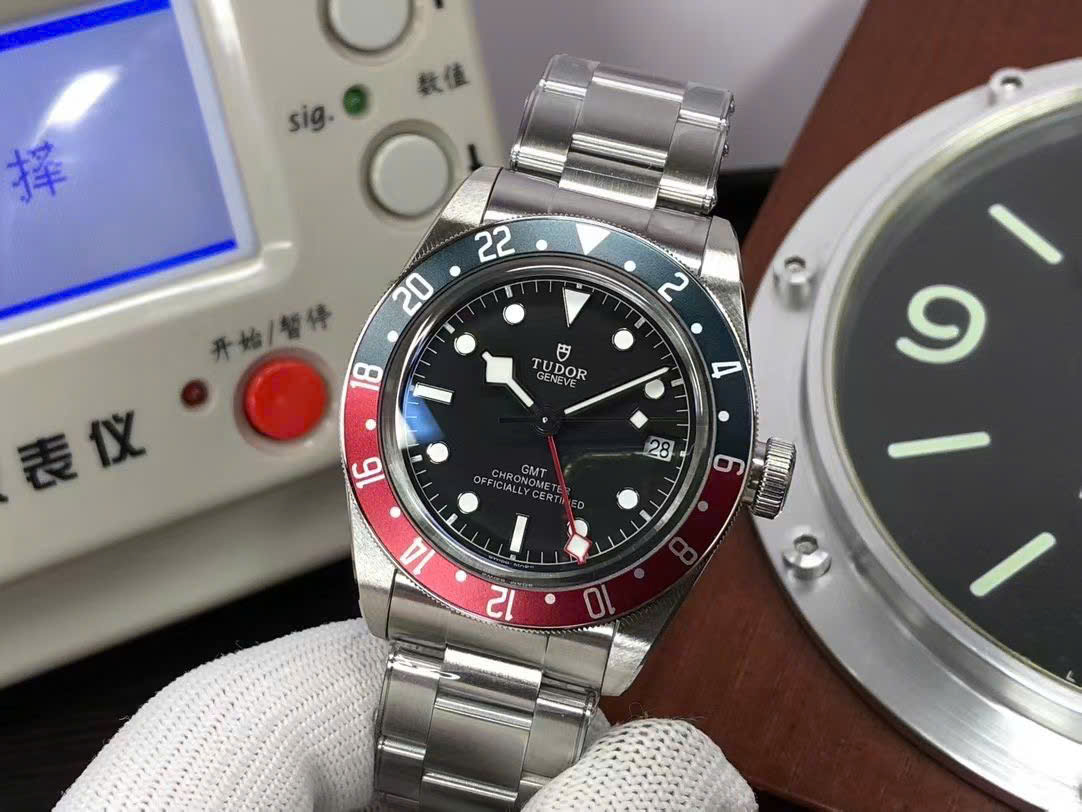 블랙 베이 GMT 펩시 스테인리스 스틸 오이스터 스트랩 / ZF 79830RB / 41mm / 자동 - 슈퍼 클론(스위스 무브먼트) 복제 복제
