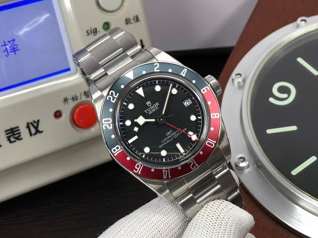 블랙 베이 GMT 펩시 스테인리스 스틸 오이스터 스트랩 / ZF 79830RB / 41mm / 자동 - 슈퍼 클론(스위스 무브먼트) 복제 복제