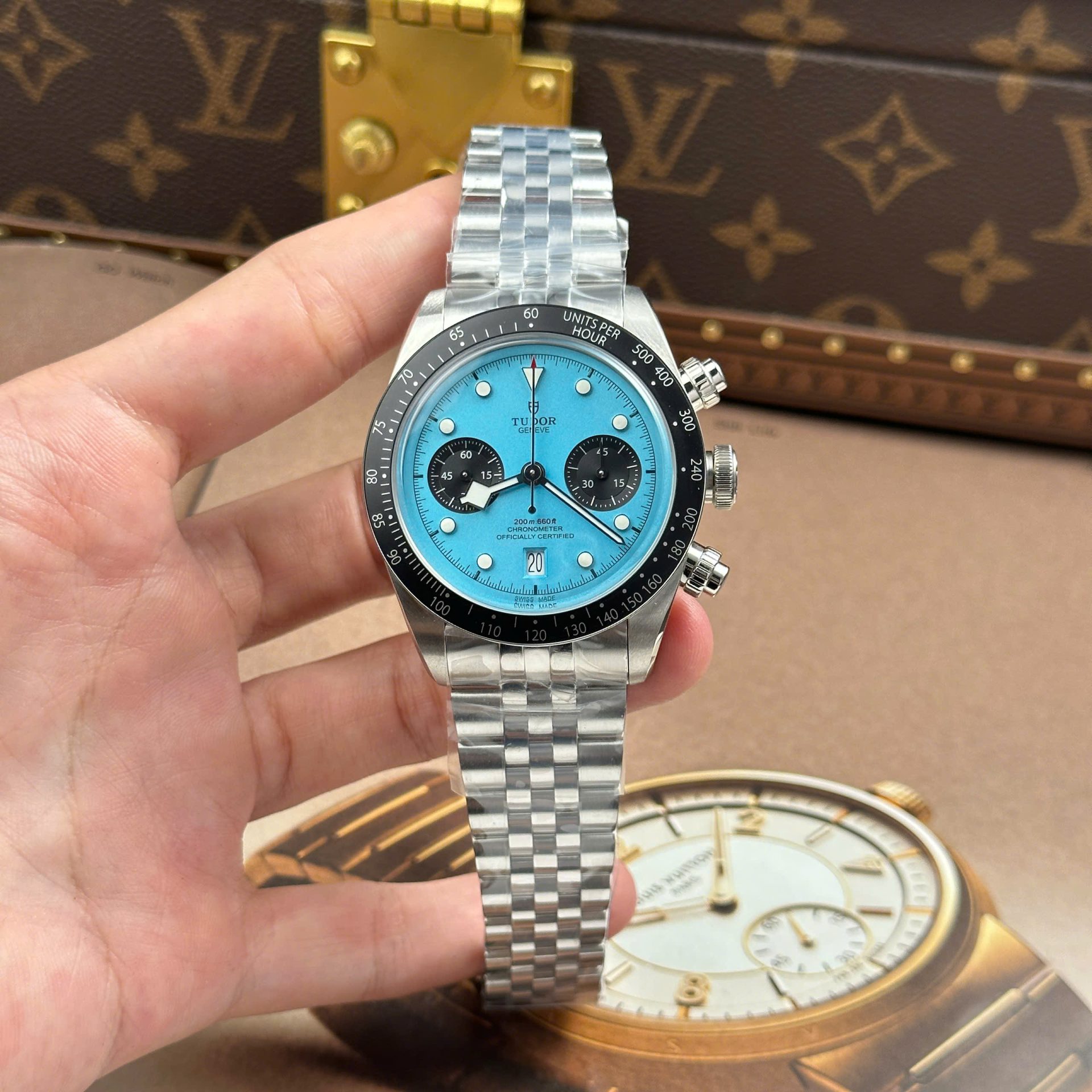 블랙 베이 크로노그래프 티파니 다이얼 / ZF 79360N / 41mm / 자동 - ETA 7750(스위스 무브먼트)