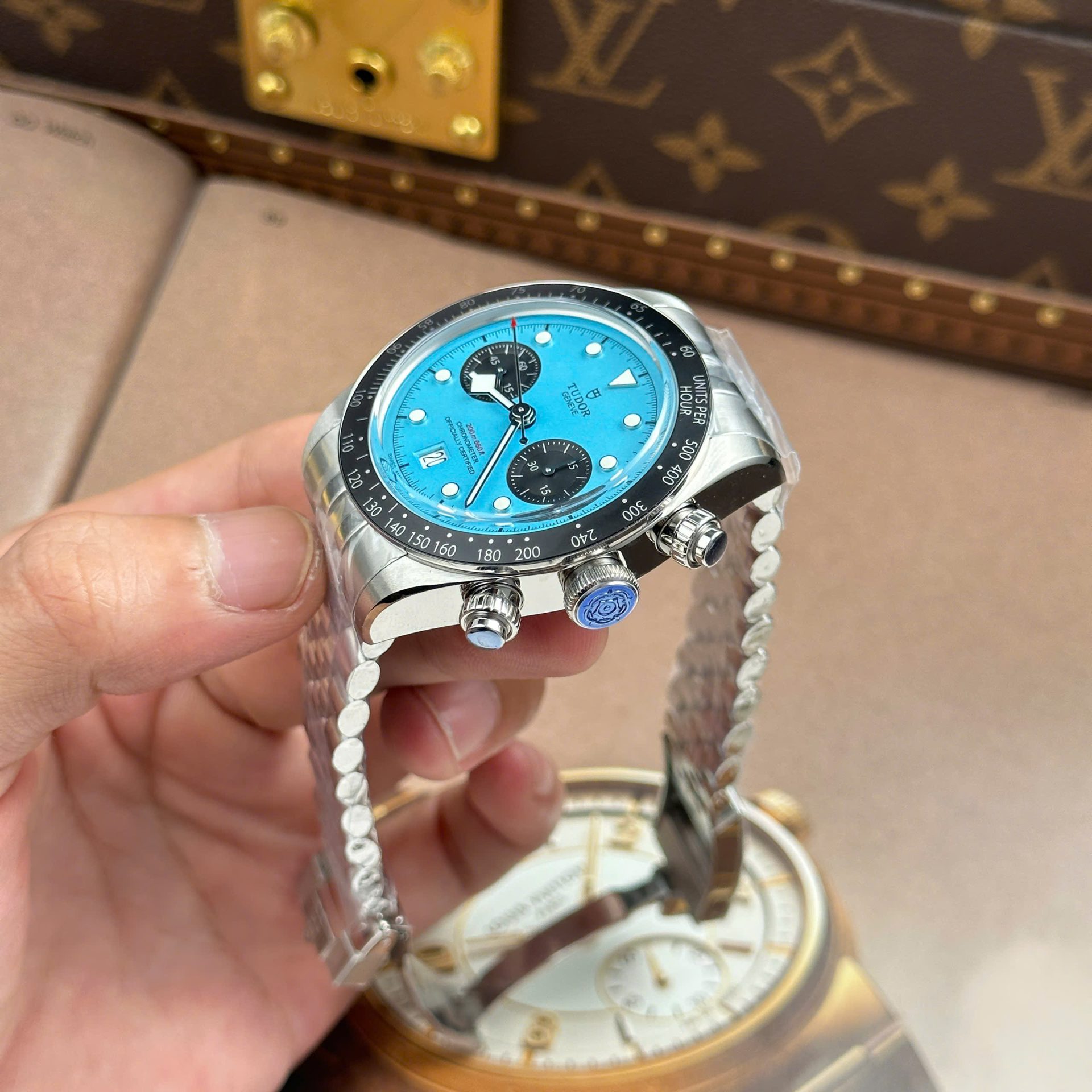 블랙 베이 크로노그래프 티파니 다이얼 / ZF 79360N / 41mm / 자동 - ETA 7750(스위스 무브먼트)