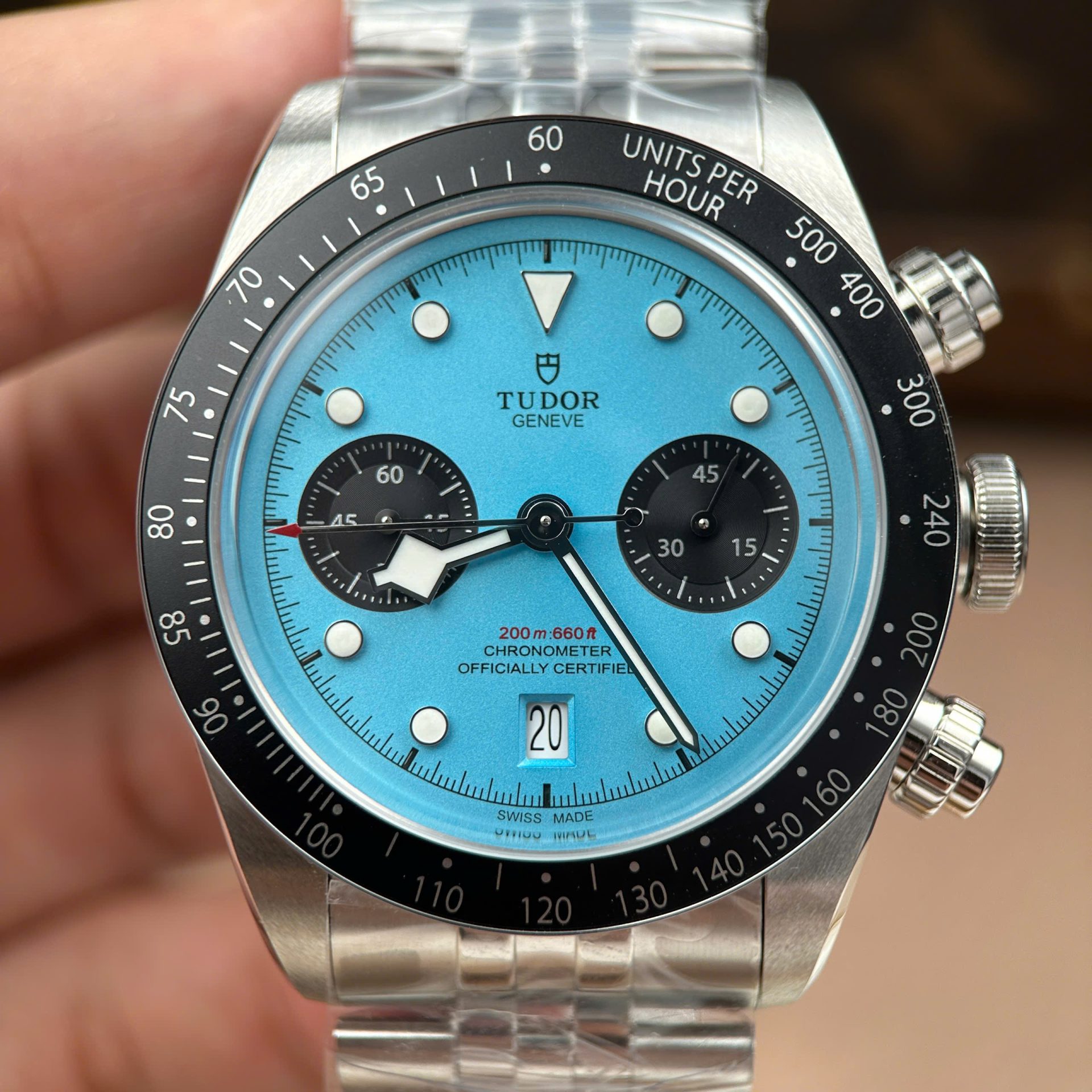 블랙 베이 크로노그래프 티파니 다이얼 / ZF 79360N / 41mm / 자동 - ETA 7750(스위스 무브먼트)