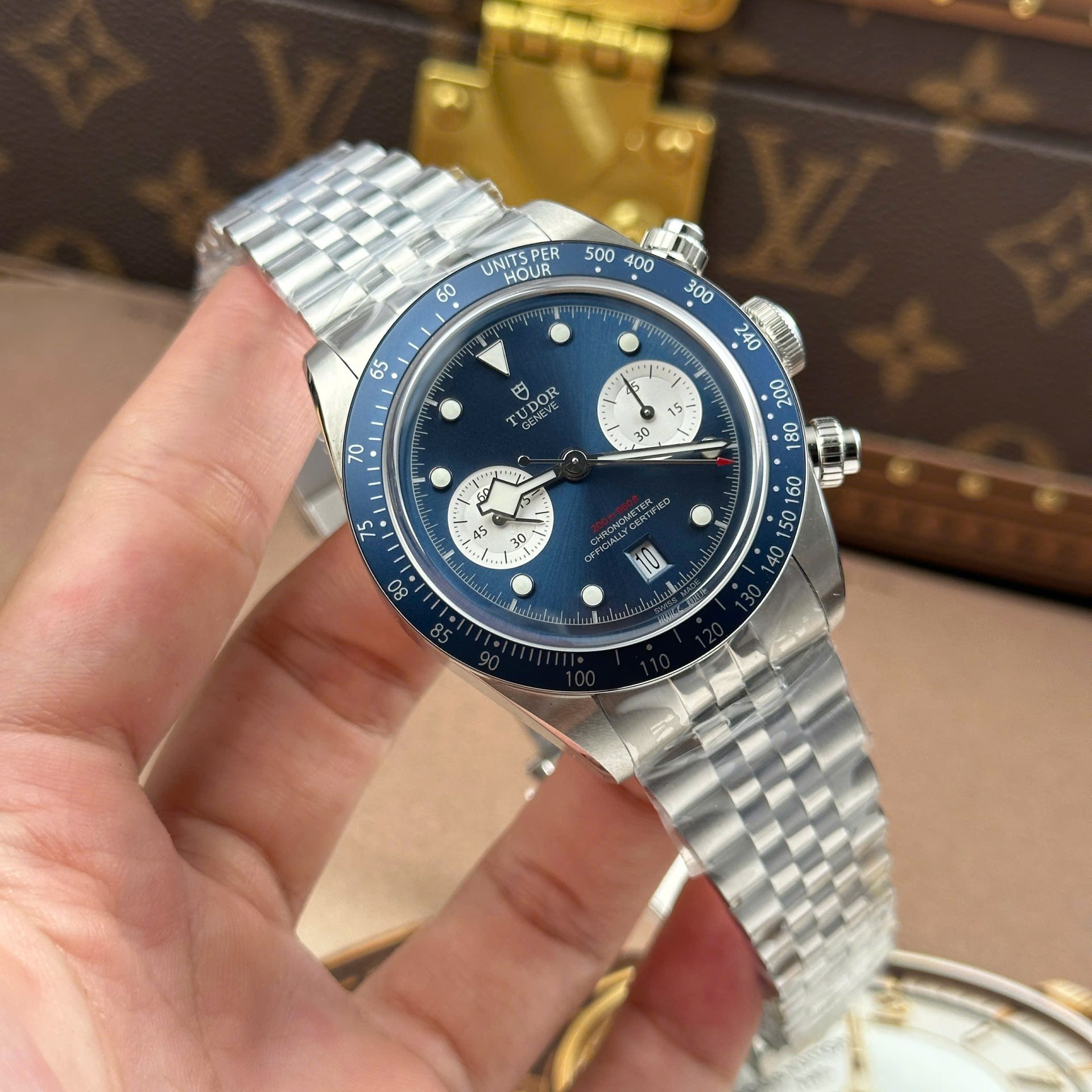 블랙 베이 크로노그래프 블루 다이얼 / ZF M79360B/ 41mm / 자동 - ETA 7750(스위스 무브먼트) 복제
