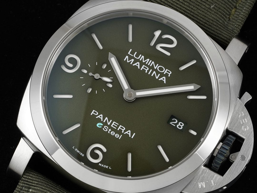 루미노르 마린 데이트 그린 다이얼 / TTF PAM01356 / 44mm / 44mm x 16mm, 9010 자동 무브먼트