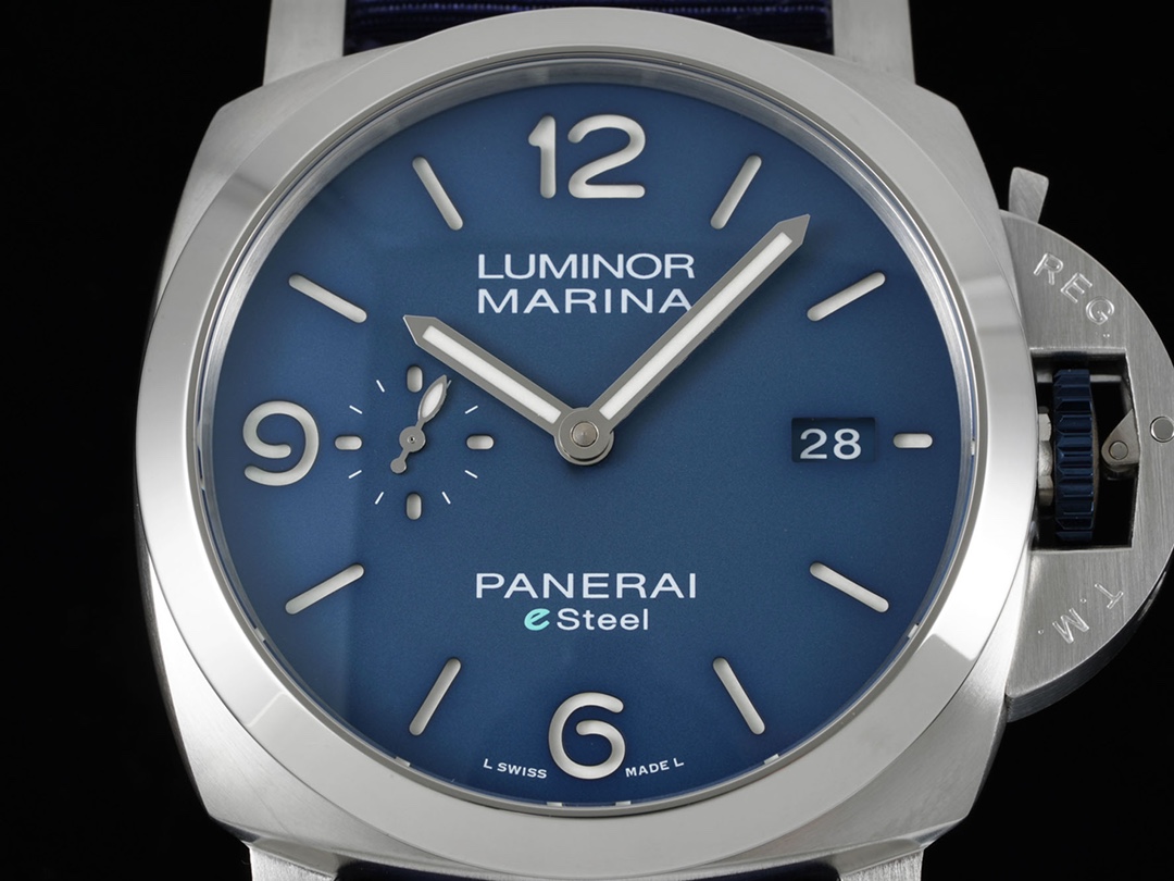루미노르 마린 데이트 블루 다이얼 / TTF PAM01157 / 44mm / 44mm x 16mm, 9010 자동 무브먼트