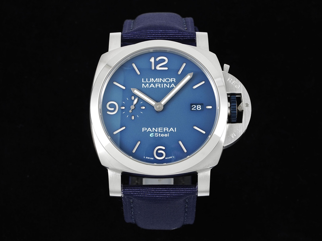 루미노르 마린 데이트 블루 다이얼 / TTF PAM01157 / 44mm / 44mm x 16mm, 9010 자동 무브먼트