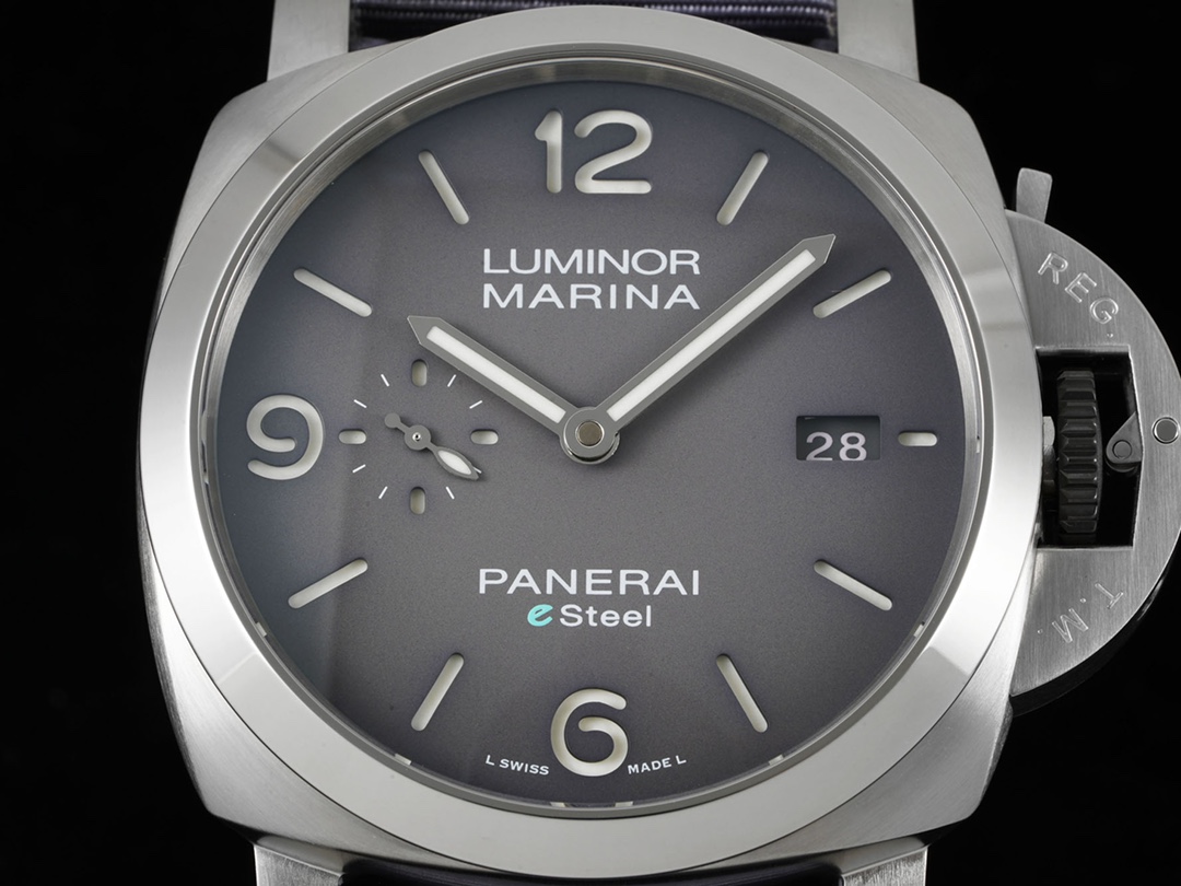 루미노르 마린 데이트 그레이 다이얼 / TTF PAM01358 / 44mm / 44mm x 16mm, 9010 자동 무브먼트