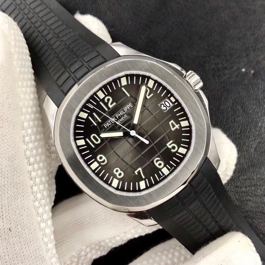 아쿠아넛 검판 다이얼 SS 러버밴드 / 3K 5167 / 40mm / Cal.324 무브, 두께 8.6mm