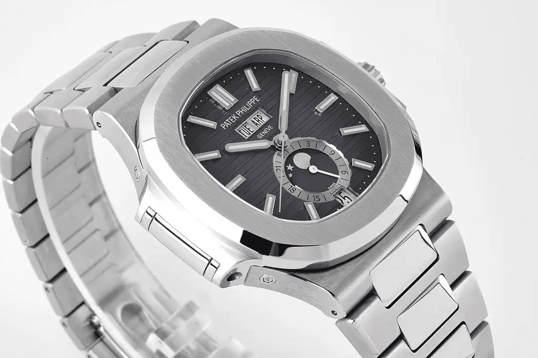 노틸러스 문페이즈 그레이 다이얼 SS 브레이슬릿 / PPF 5726 / 40.5mm / Patek 정품 칼리버 324S 무브먼트 99% 동일