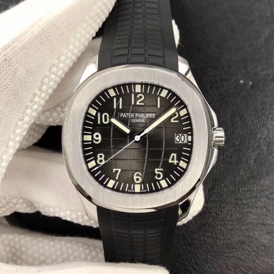 아쿠아넛 스틸 검판 러버밴드 / 3K 5167 / 42mm / Cal.324 무브, 두께 8.6mm