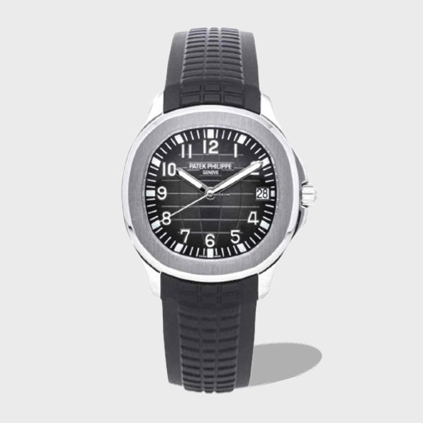 아쿠아넛 스틸 검판 러버밴드 / 3K 5167 / 42mm / Cal.324 무브, 두께 8.6mm