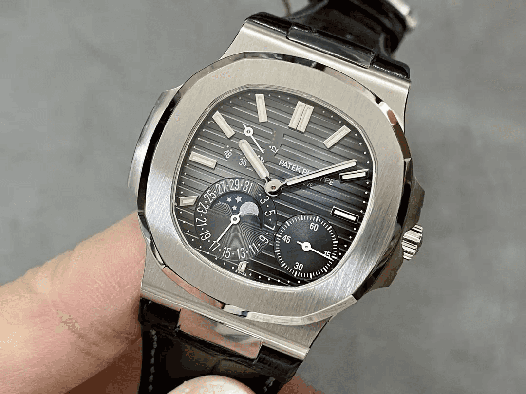 노틸러스 문페이즈 슬레이트 청판 V2 / PPF 5712 / Cal.240무브먼트, 두께 8.8mm, 모든기능 구현