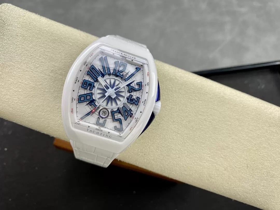 뱅가드 화이트 세라믹 블루 포인트 다이얼 한정판 / T+ V45 / 45mm / 미요타 9015무브먼트, 45mm
