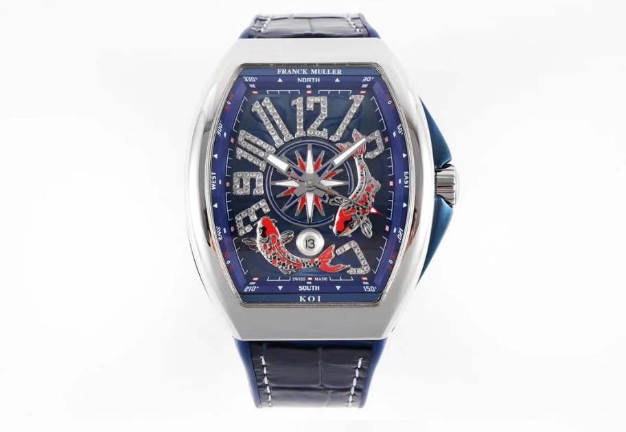 뱅가드 요팅 블루 다이얼 / ABF V45 YT SC DT AC BL / 44mm / 2824무브, 두께 15mm