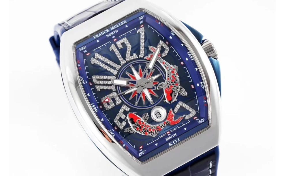 뱅가드 요팅 블루 다이얼 / ABF V45 YT SC DT AC BL / 44mm / 2824무브, 두께 15mm