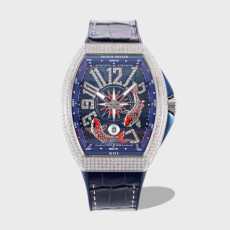 뱅가드 요팅 블루 다이얼 다이아 베젤 / ABF V45 YT SC DT AC BL / 44mm / 2824무브먼트, 두께 15mm