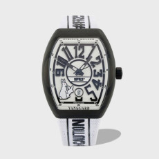 뱅가드 블랙 카본 파이버 화이트 다이얼 / ABF V45 SC DT / 44mm / 2824 무브먼트, 44mm x 54mm x 13.5mm