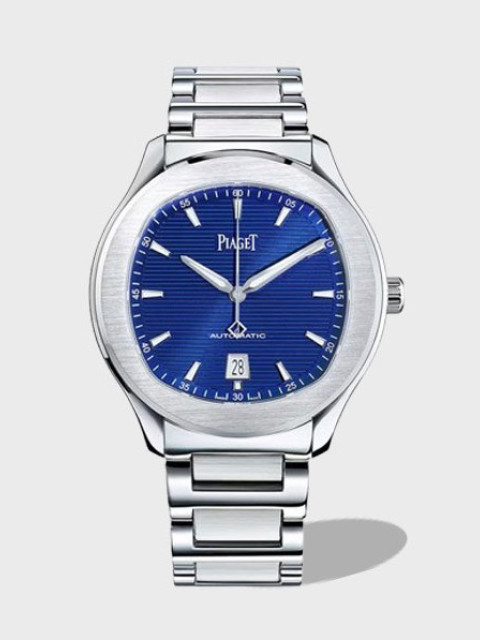 POLO 데이트 블루 다이얼 SS 브레이슬릿 / MKS G0A41002 / 42mm / 자체 제작 Cal.1110 무브먼트 , 42mm X 9.4mm