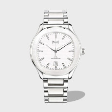 POLO 데이트 화이트 다이얼 SS 브레이슬릿 / MKS G0A41001 / 42mm / 자체 제작 Cal.1110 무브먼트 , 42mm X 9.4mm
