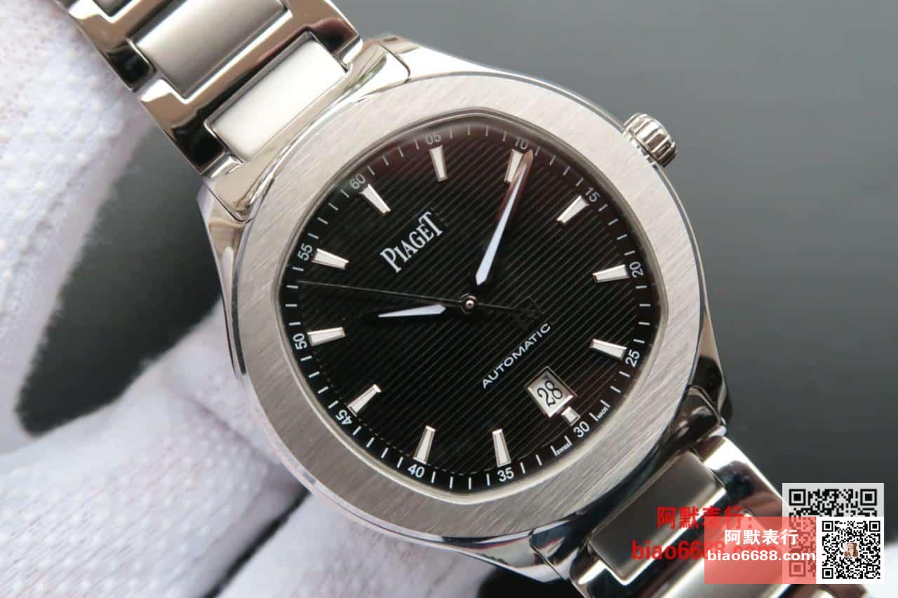 POLO 데이트 블랙 다이얼 SS 브레이슬릿 / MKS G0A41003 / 42mm / 자체 제작 Cal.1110 무브먼트 , 42mm X 9.4mm
