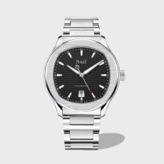 POLO 데이트 블랙 다이얼 SS 브레이슬릿 / MKS G0A41003 / 42mm / 자체 제작 Cal.1110 무브먼트 , 42mm X 9.4mm