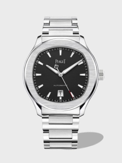 POLO 데이트 블랙 다이얼 SS 브레이슬릿 / MKS G0A41003 / 42mm / 자체 제작 Cal.1110 무브먼트 , 42mm X 9.4mm