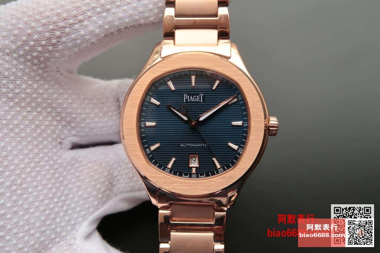 POLO 데이트 블루 다이얼 로즈골드 금통 / MKS G0A41002 / 42mm / 자체 제작 Cal.1110 무브먼트 , 42mm X 9.4mm