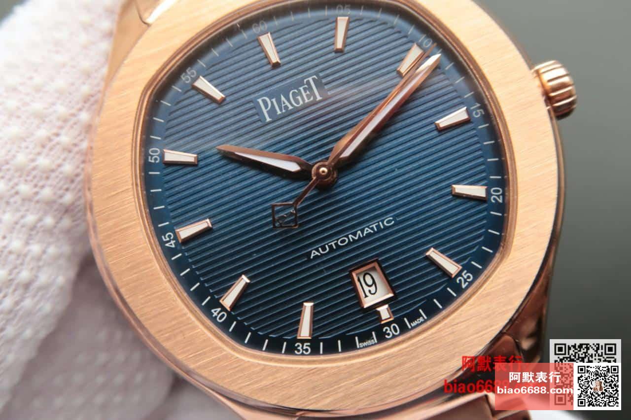 POLO 데이트 블루 다이얼 로즈골드 금통 / MKS G0A41002 / 42mm / 자체 제작 Cal.1110 무브먼트 , 42mm X 9.4mm
