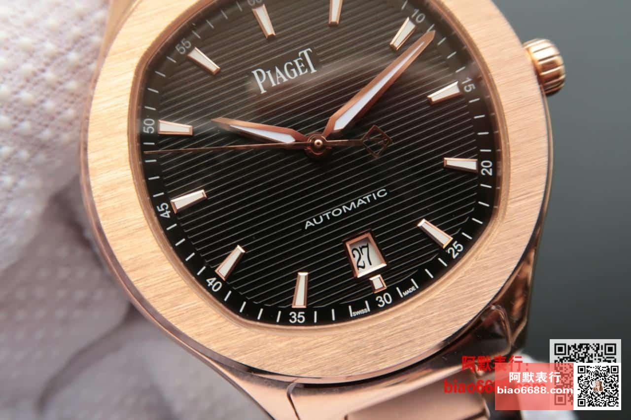 POLO 데이트 블랙 다이얼 로즈골드 금통 / MKS G0A41003 / 42mm / 자체 제작 Cal.1110 무브먼트 , 42mm X 9.4mm