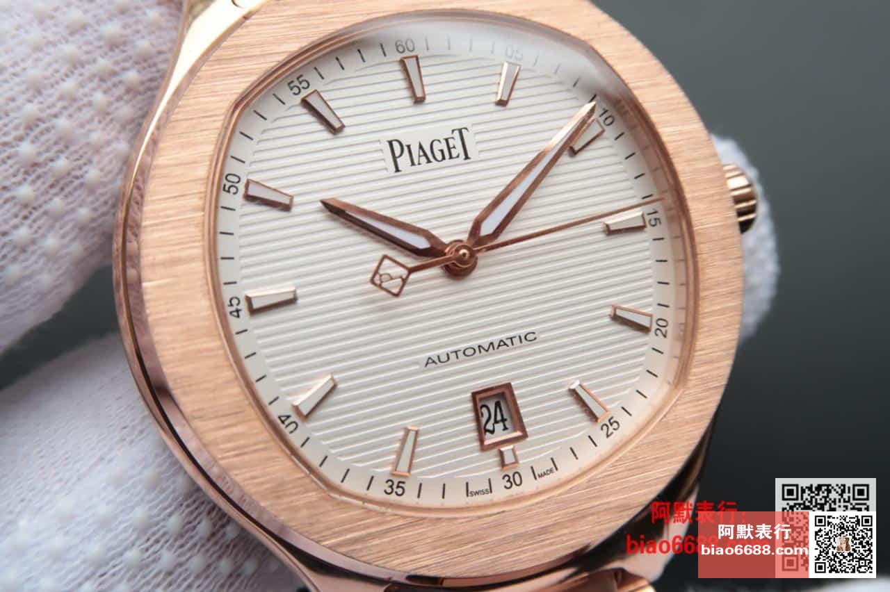 POLO 데이트 화이트 다이얼 로즈골드 금통 / MKS G0A41001 / 42mm / 자체 제작 Cal.1110 무브먼트 , 42mm X 9.4mm